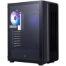 Компьютерный корпус 1STPLAYER BULLET HUNTER H6 ARGB Black (H6-BK-4F7)