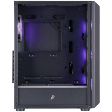 Компьютерный корпус 1STPLAYER BULLET HUNTER H6 ARGB Black (H6-BK-4F7)