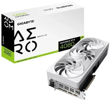 Видеокарта Gigabyte (GV-N4080AERO OC-16GD) GeForce RTX 4080 16GB AERO OC