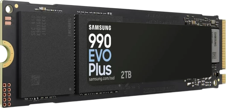 Твердотельный накопитель Samsung 2000 Gb 990 EVO PLUS (MZ-V9S2T0BW)
