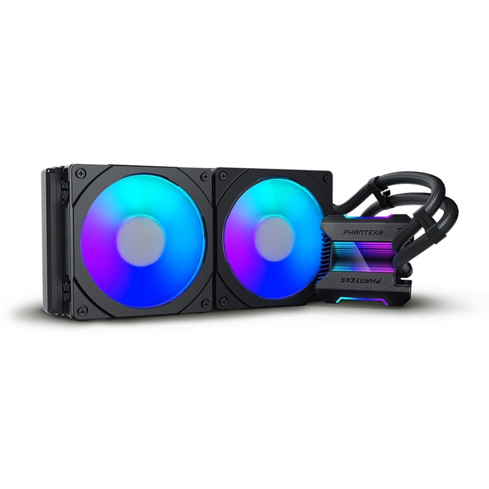 Система жидкостного охлаждения для процессора Phanteks GLACIER ONE 280MPH HALO ARGB Infinity Mirror Cap PH-GO280MPH_DBK01_RU PWM