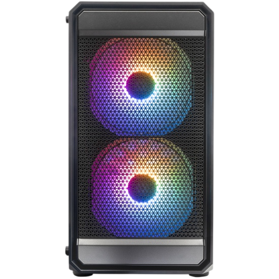 Компьютерный корпус XASTRA A303M TG 3FRGB Black (A303M-2FC14F-1FC12F)