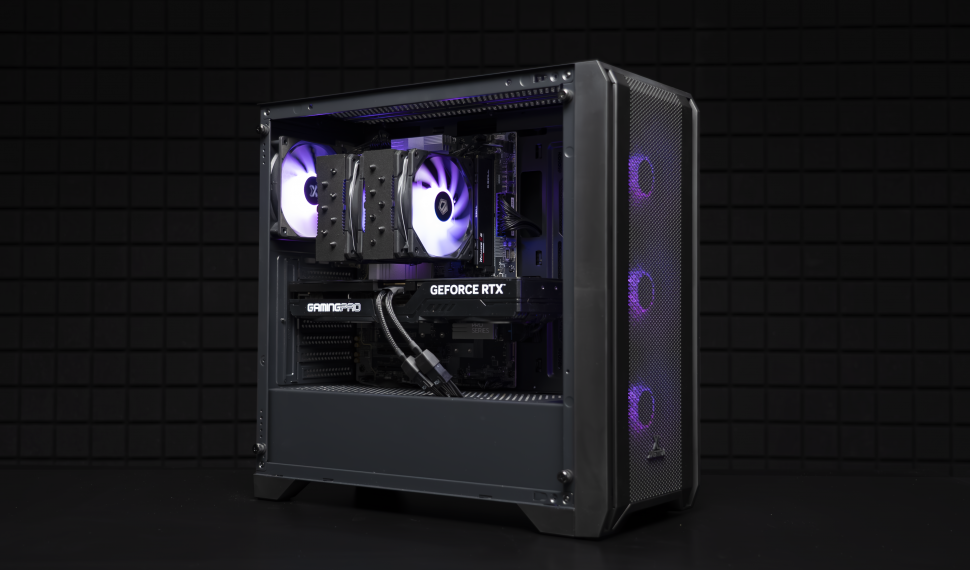 Игровой компьютер AMD Ryzen 7 7800X3D/RTX5070 12Gb/B650/DDR5 32Gb/SSD 1Tb/750W/ATX