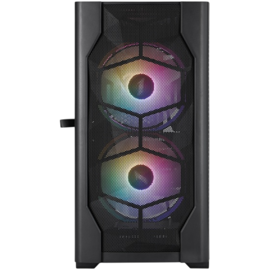 Компьютерный корпус 1STPLAYER DK D4-M FRGB Black (D4-M-BK-2F1P-1F1)