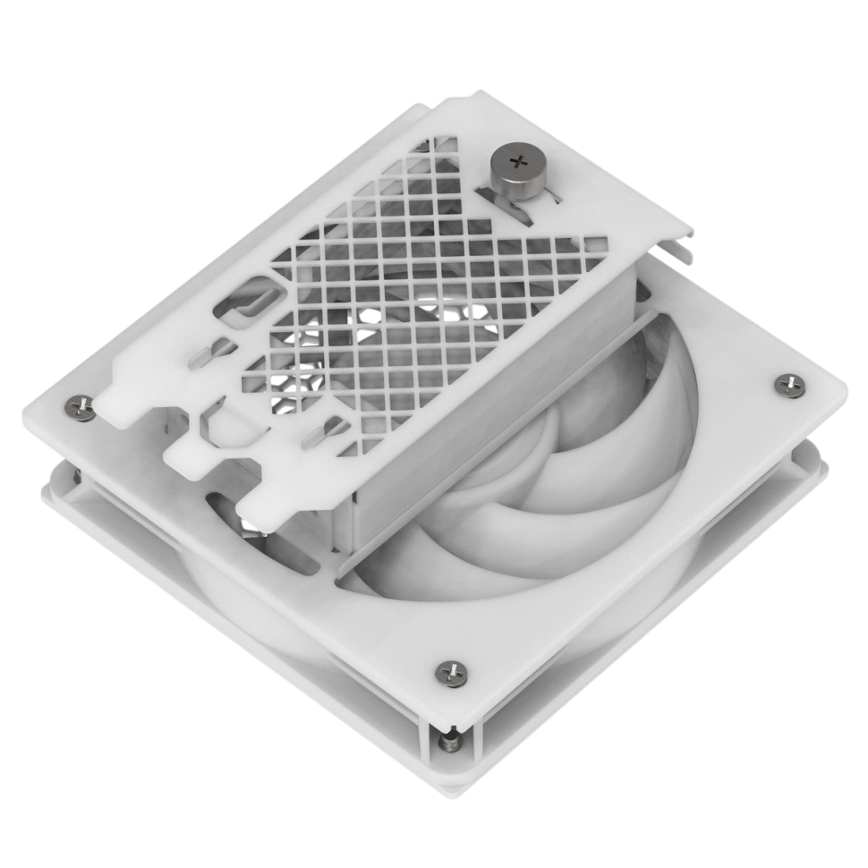 Адаптер для внешнего корпусного вентилятора SilverStone SST-FDP02W White (G56FDP02W000020)