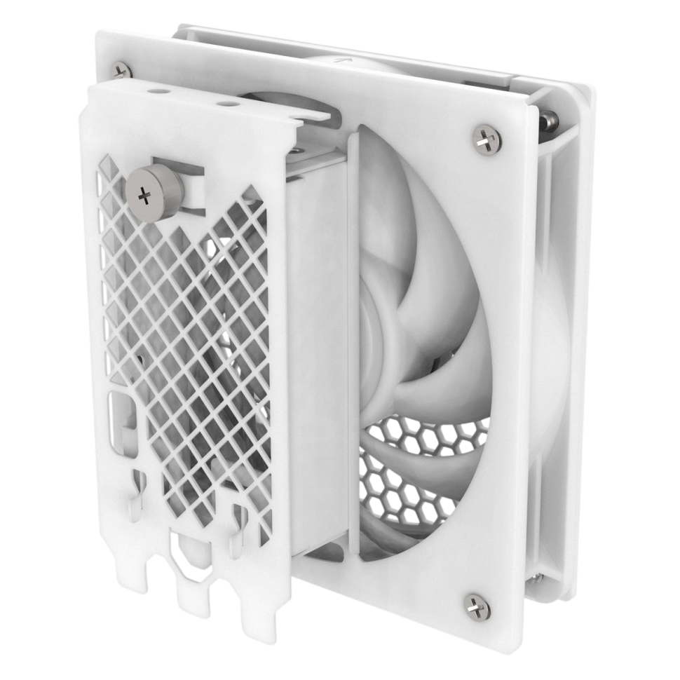 Адаптер для внешнего корпусного вентилятора SilverStone SST-FDP02W White (G56FDP02W000020)