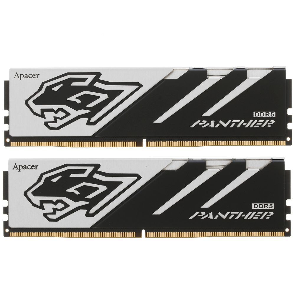 Оперативная память 32 Gb 5600 MHz Apacer Panther OC Black/White (AH5U32G56C5227BAA-2)