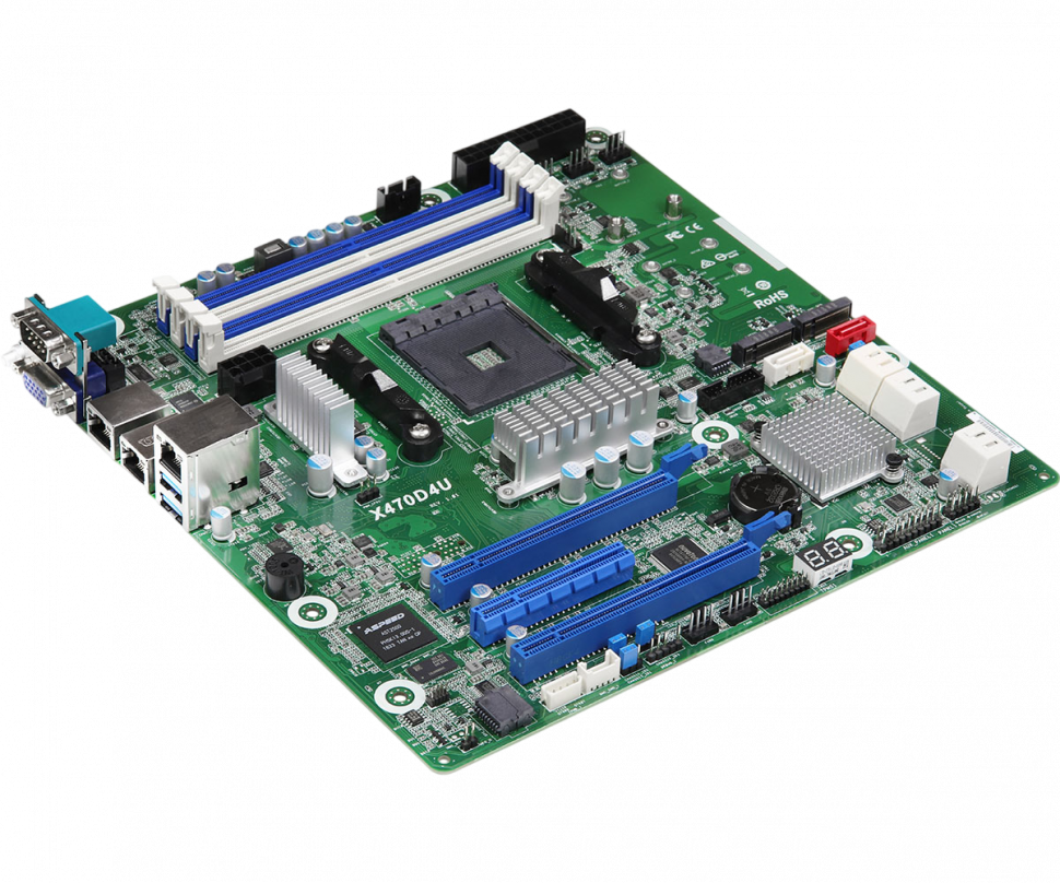 Материнская плата ASRock X470 SAM4 X470D4U