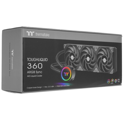 Система жидкостного охлаждения для процессора Thermaltake TOUGHLIQUID 360 ARGB CL-W321-PL12BL-A