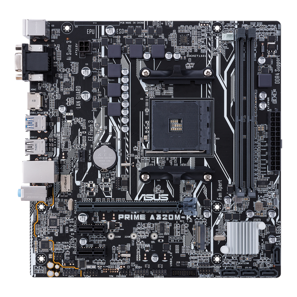 Материнская плата ASUS PRIME A320M-K