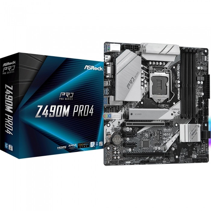 Материнская плата ASRock Z490M PRO4