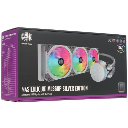 Система водяного охлаждения для процессора Cooler Master MASTER LIQUID ML360P Silver Edition MLY-D36M-A18PA-R1