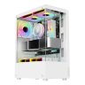 Компьютерный корпус ALSEYE Spider-W (5 fans ARGB) TG White