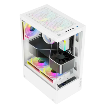Компьютерный корпус ALSEYE Spider-W (5 fans ARGB) TG White