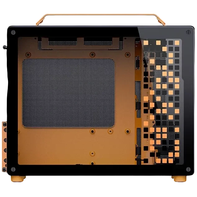 Компьютерный корпус JONSBO JONSPLUS (Z20 Orange/Black)