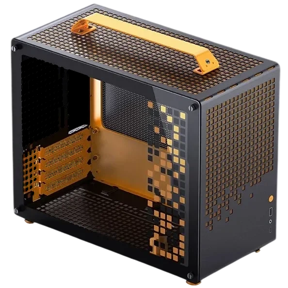 Компьютерный корпус JONSBO JONSPLUS (Z20 Orange/Black)