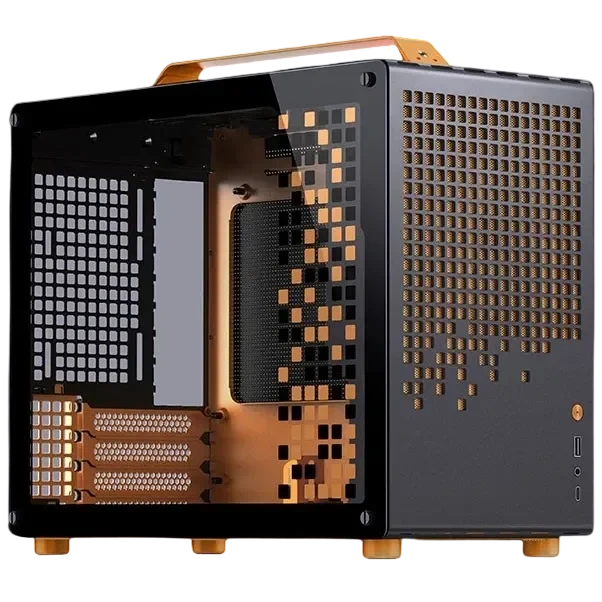 Компьютерный корпус JONSBO JONSPLUS (Z20 Orange/Black)