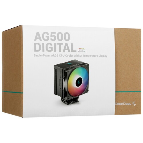 Кулер для процессора Deepcool AG500 DIGITAL ARGB (R-AG500-BKADMN-G-1)