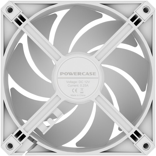 Вентилятор для корпуса Powercase (M56-12W ARGB) White