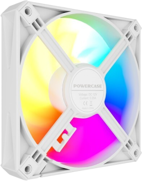 Вентилятор для корпуса Powercase (M56-12W ARGB) White