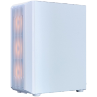 Компьютерный корпус 1STPLAYER BULLET HUNTER H6 ARGB White (H6-WH-4F7-W)