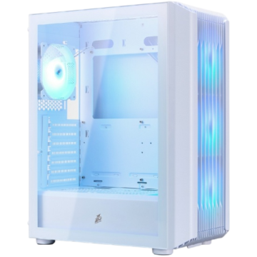 Компьютерный корпус 1STPLAYER BULLET HUNTER H6 ARGB White (H6-WH-4F7-W)