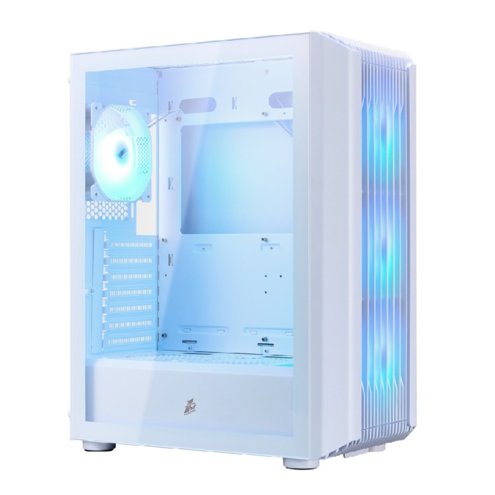 Компьютерный корпус 1STPLAYER BULLET HUNTER H6 ARGB White (H6-WH-4F7-W)