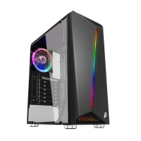 Компьютерный корпус 1STPLAYER RAINBOW R3 Black (R3-1R1)