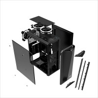 Компьютерный корпус 1STPLAYER RAINBOW R3 Black (R3-1R1)