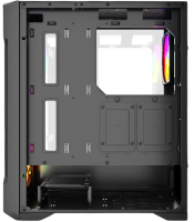 Компьютерный корпус Powercase Mistral X4B FRGB TG Black (CMXB-L4)