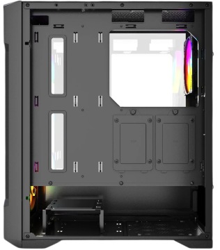 Компьютерный корпус Powercase Mistral X4B FRGB TG Black (CMXB-L4)