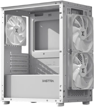 Компьютерный корпус XASTRA A303M TG 3FRGB White (A303M-2FC14F-1FC12F-D-WH)
