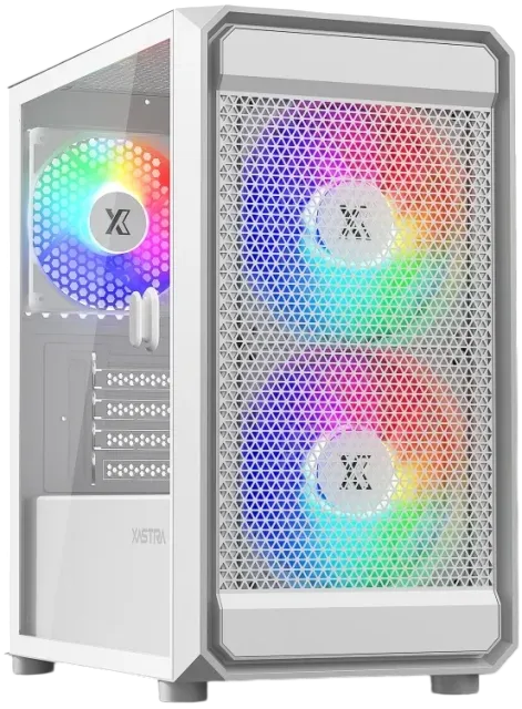 Компьютерный корпус XASTRA A303M TG 3FRGB White (A303M-2FC14F-1FC12F-D-WH)