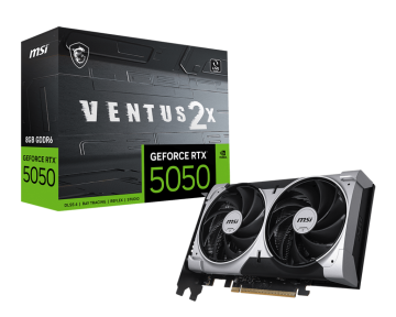 Видеокарта MSI (G5050-8V2) GeForce RTX 5050 8G VENTUS 2X