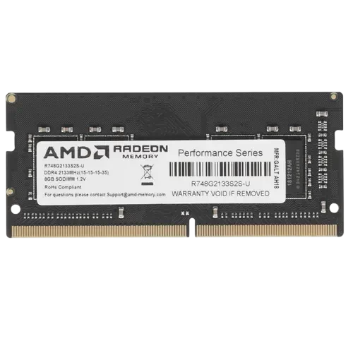 Оперативная память 8 Gb 2133 MHz AMD R7 PERFOMANCE SERIES Black (R748G2133S2S-U)