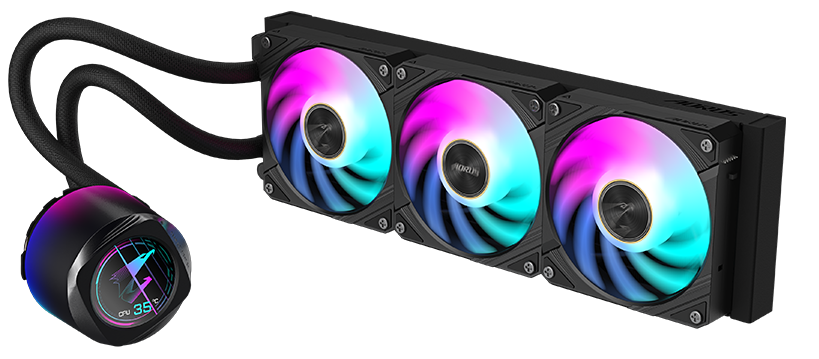 Система жидкостного охлаждения для процессора Gigabyte MULTI SOCKET GP-AORUS WATERFORCE X II 360