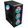 Компьютерный корпус 1STPLAYER FIREBASE X7-G TG Black X7-G-BK-3G6P-1G6