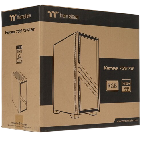 Компьютерный корпус Thermaltake VERSA T35 TG RGB Black (CA-1R7-00M1WN-00)
