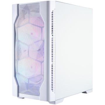 Компьютерный корпус 1STPLAYER DK D4-M FRGB White (D4-M-WH-2F1P-W-1F1-W)
