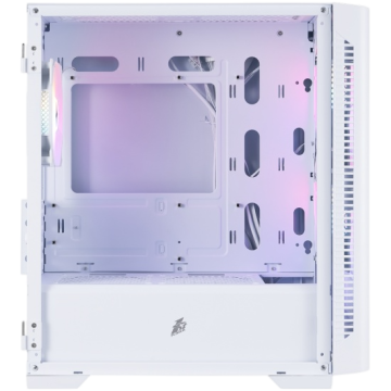 Компьютерный корпус 1STPLAYER DK D4-M FRGB White (D4-M-WH-2F1P-W-1F1-W)