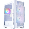 Компьютерный корпус 1STPLAYER DK D4-M FRGB White (D4-M-WH-2F1P-W-1F1-W)