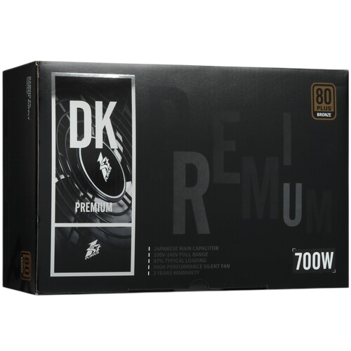 Блок питания 1STPLAYER 700W DK PREMIUM Black (PS-700AX)
