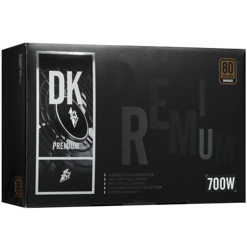 Блок питания 1STPLAYER 700W DK PREMIUM Black (PS-700AX)