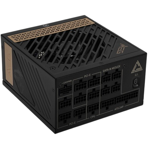 Блок питания MSI 1300W MEG Ai1300P (306-7ZP4A11-CE0) 16 Pin (PCIe 5.0 Connector Cable Details)