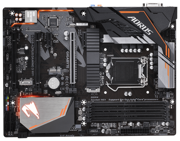 Материнская плата GIGABYTE B360 AORUS GAMING 3 WIFI