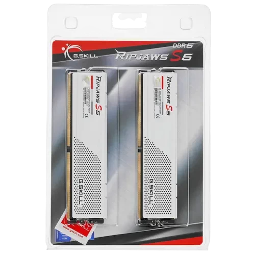 Оперативная память 32 Gb 6000 MHz G.Skill RIPJAWS S5 White (F5-6000J3040F16GX2-RS5W)