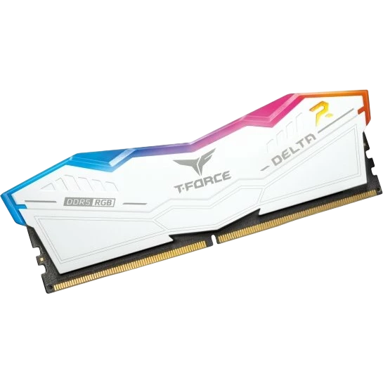 Оперативная память 32 Gb 7800 MHz TeamGroup T-FORCE DELTA RGB White (FF4D532G7800HC38DDC01)