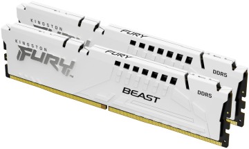 Оперативная память 32 Gb 6400 MHz Kingston FURY Beast White (KF564C32BWK2-32)