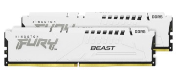 Оперативная память 32 Gb 6400 MHz Kingston FURY Beast White (KF564C32BWK2-32)