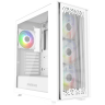 Компьютерный корпус Powercase ByteFlow TG ARGB White (CBFW-A4)